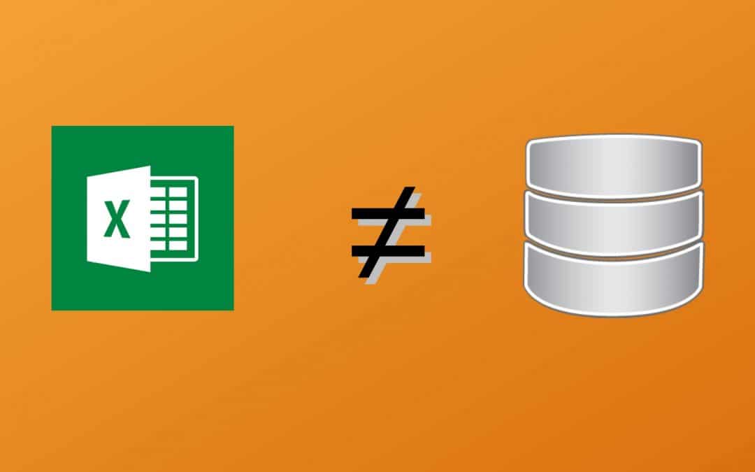 An Excel spreadsheet is not a process, a DB table can be it – Part I